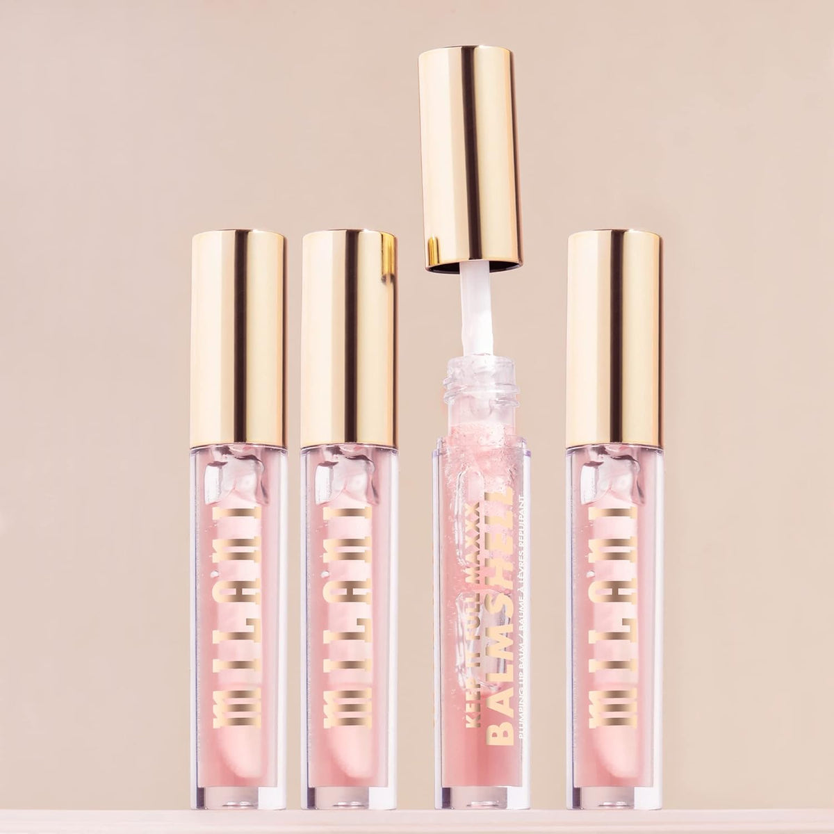 Milani Lip Balm, Keep It Full Maxxx Balmshell Lip Plumper with Jojoba Oil, Avocado Oil & Vitamin E for Hydrated, Full, Pillowy Lips (0.15 Fl. Oz.)