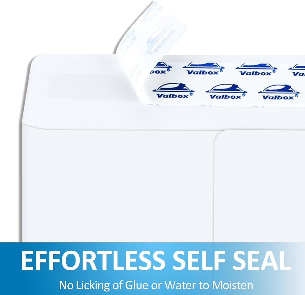ValBox 6x9 Self Seal Security Catalog Envelopes 250 Count Small White Envelopes for Mailing, Storage and Organizing