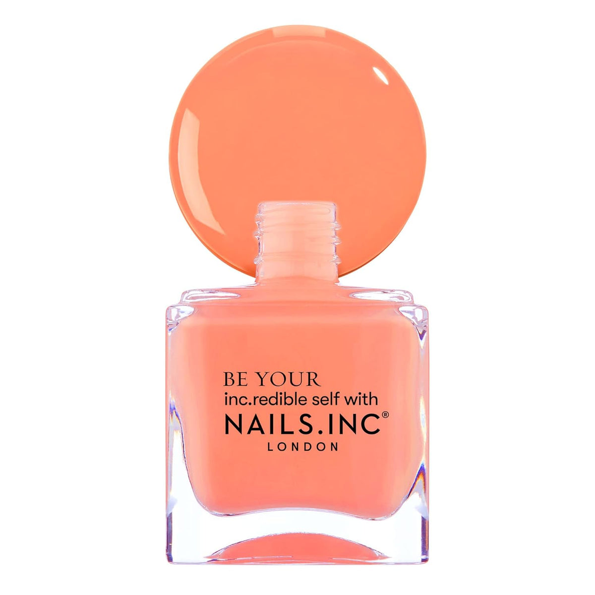 Nails Inc Neon Lite Nail Polish Quad, Neon Glow Enhancing Shades, Fast Drying, Long Lasting, Chip Resistant, Air Dry Manicure,Vegan, Cruelty Free, 4 Piece Set