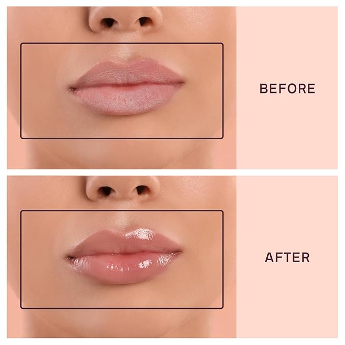 Dermaclara Peptide Infused Lip Serum - Plumping Peptide Lip Treatment for Women, Anti Aging Serum for Wrinkles, Lip Gloss with Collagen and Hyaluronic Acid - 7 ml (1 Count)