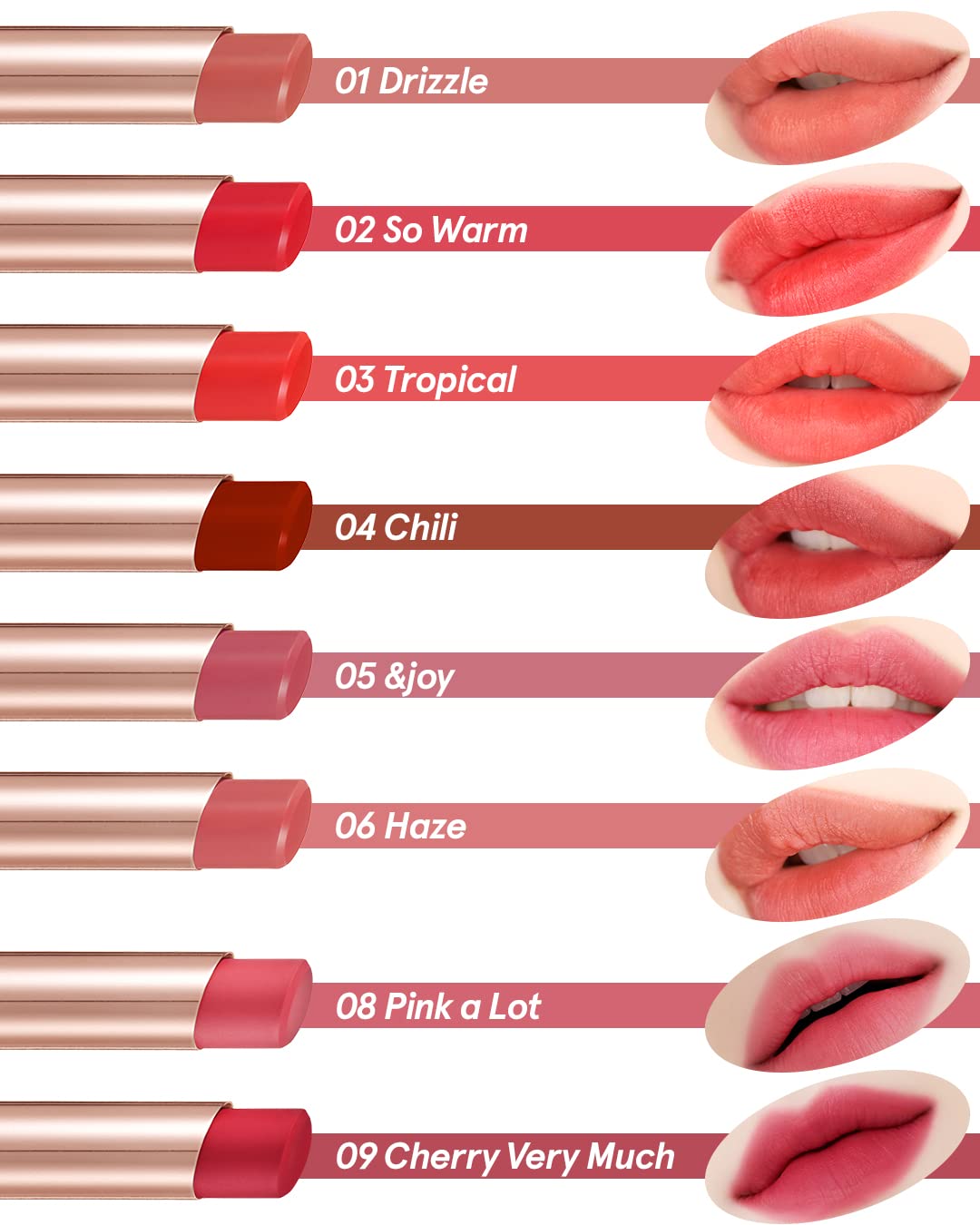 ATHÉ Authentic Airy Lip Balm 02 SO WARM, Korean Vegan Color Lip Blam, Flake-Free Slim Fit Lips, Silky Powdery Finish & Air-like Blurring with Vibrant Colors, 0.11oz.