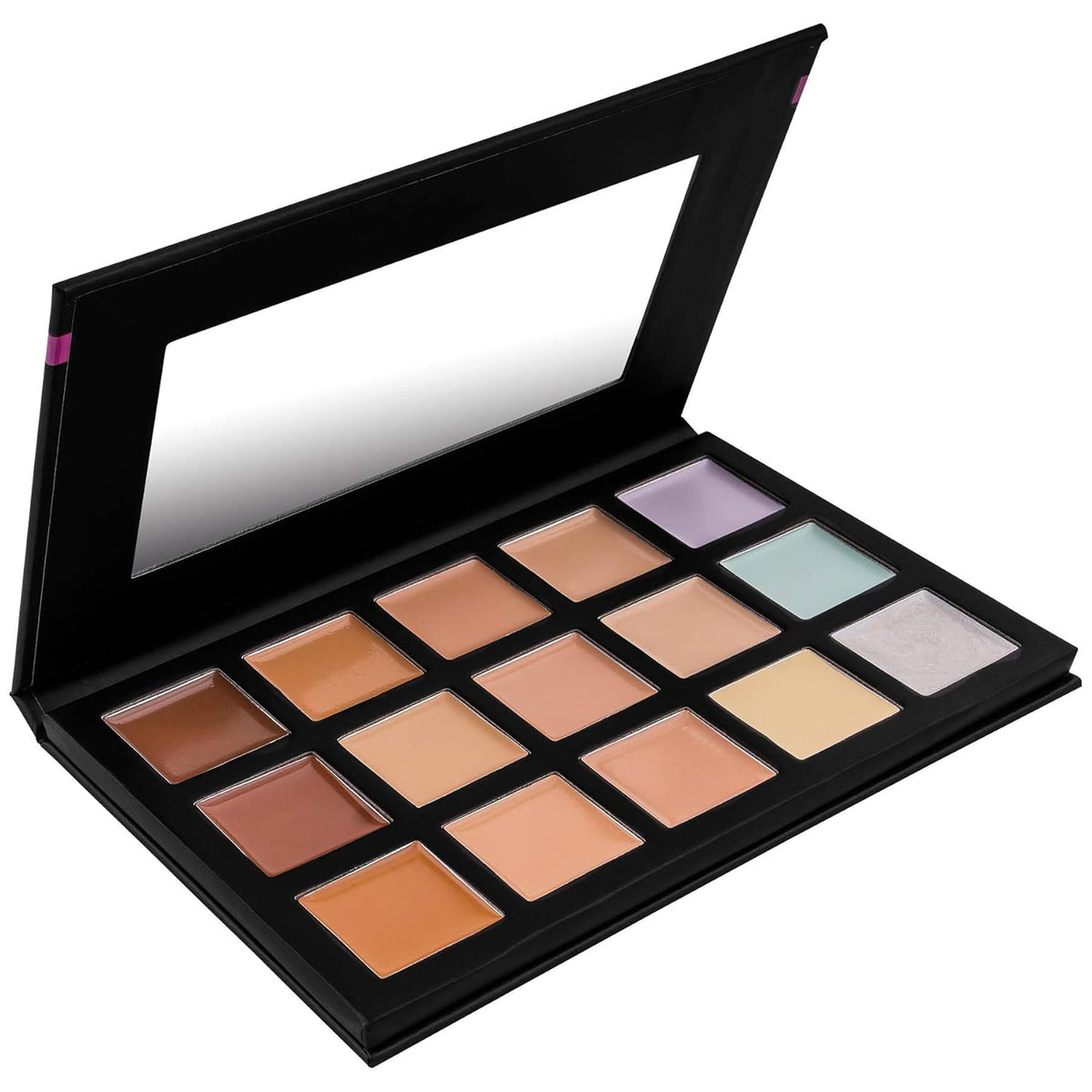 SHANY Cream Concealer Foundation Color Corrector Makeup Palette with Mirror - 12 Color Cosmetics Palette - CONCEALER