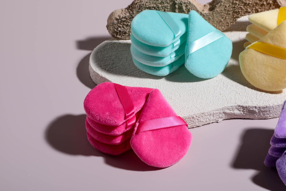 BS-MALL Makeup Sponge Set 20 Pcs – Premium Portable Super Soft Triangle Puff for Flawless Makeup Application,Beauty Cosmetic Applicators For Daily Use (Multicolored)