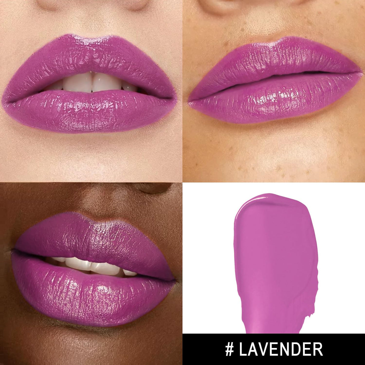 3Pc Moisture Lipsticks for Women Nude Pink Purple Lipstick Hydrate Tinted Lip Balm for Dry Cracked Lips Glossy Lip Color, MA55/62/65