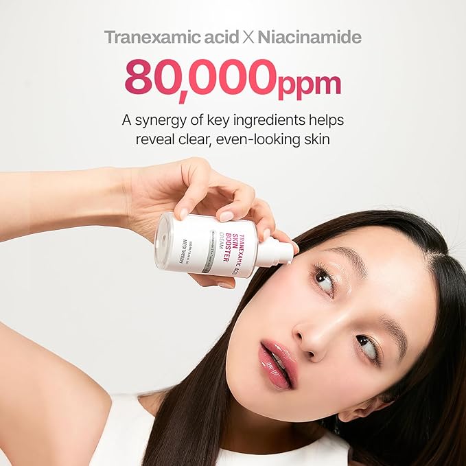MEDITHERAPY Tranexamic Acid Skin Booster Cream 3.4 Fl Oz - 5% Niacinamide & 3% TXA Korean Face Moisturizer - Gentle Face Cream for Improved Clarity & Even Skin Tone - Radiant Complexion, Natural Color
