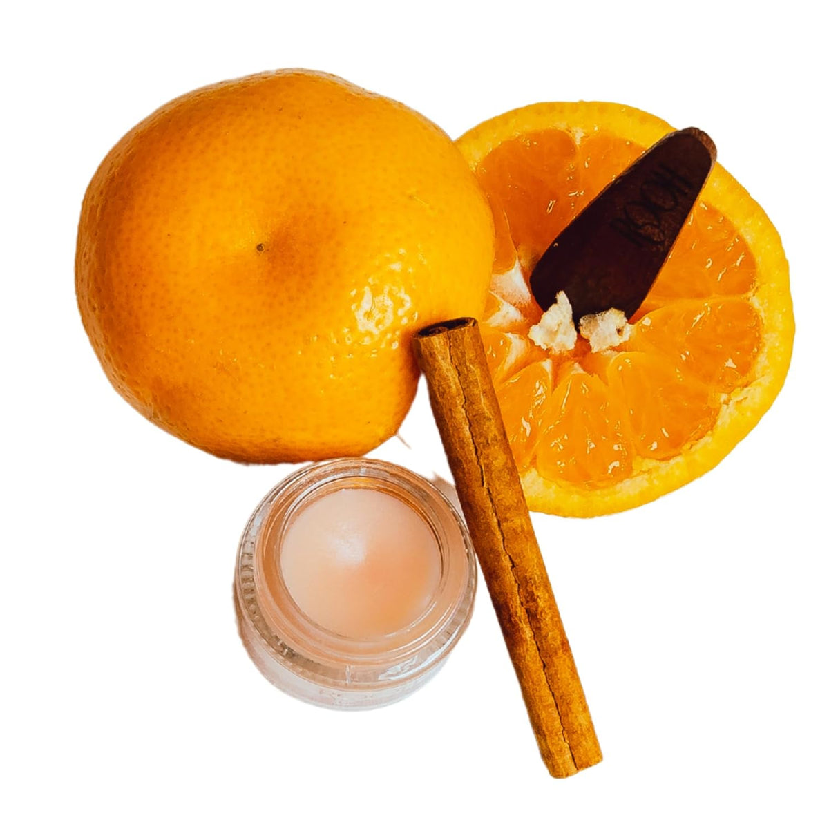 Orange Cinnamon Lip Melt | Moisturizing Vegan Lip Care | Organic, Non-Toxic, Clean Beauty