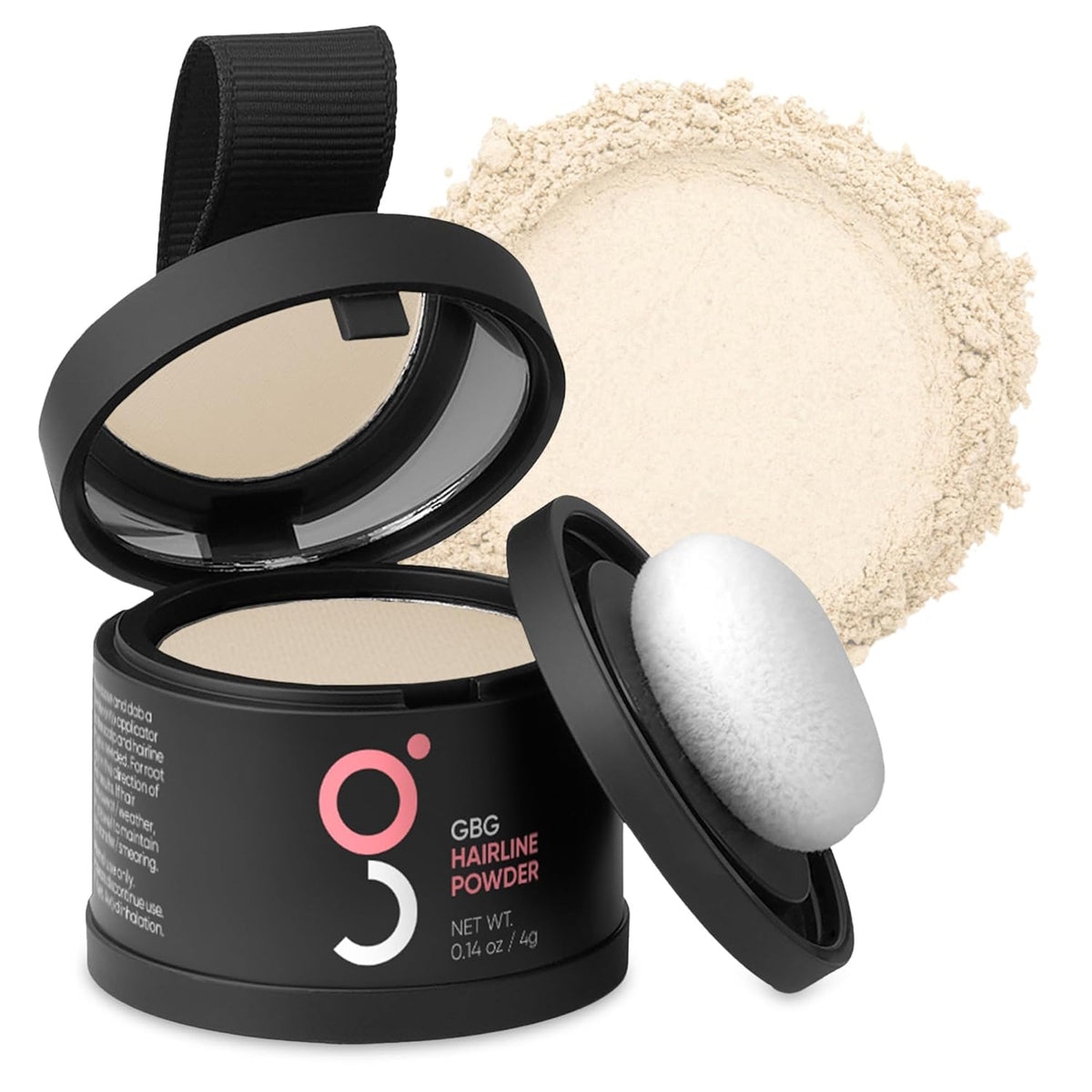 GBG Hairline Powder, Light Blonde - 48-Hour Coverage Root Touch Up Powder for Bald Spots, Instant Hair Loss Concealer & Brightening Highlights - Hair Fillers for Thinning Hair for Women & Men, 4g