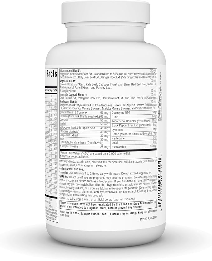 Source Naturals Life Force Green Multiple, Energy Activator with Superfoods* - 90 Tablets
