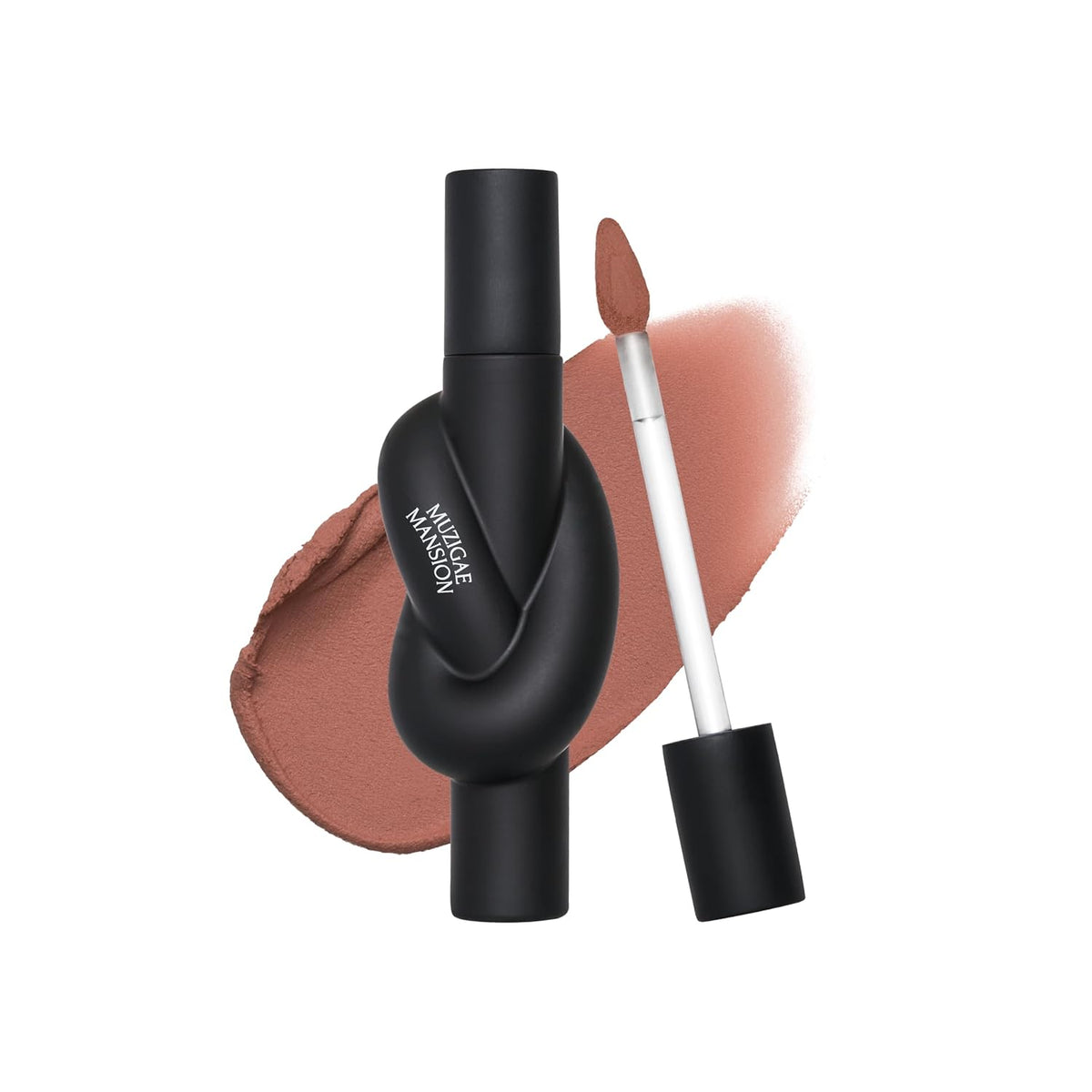 Tie Up Cover Tint - Waterproof & Long Lasting Lip Stain for Women - Korean Base Nude Tint Stick - Kbeauty Matte Gloss - Mood Color Changing (04 FADED FIG, 0.2 Fl oz)