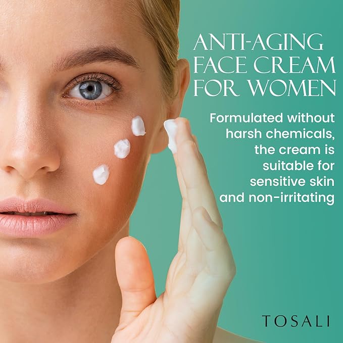 Anti Aging Face Cream for Women, 1.7 oz - Niacinamide Cream, Hydrating Face Moisturizer with Multivitamins - Day & Night Cream for Face with Anti Aging Effect, Skin Care for All Skin Types