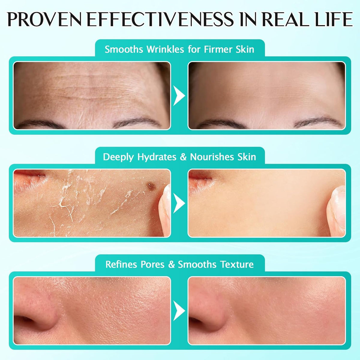 3% Hyaluronic Acid Serum for Face,Ultra-Hydrating Hyaluronic Acid Serum Tube Smooth Skin Deep Moisturizing Facial Serum for Anti-Aging with 30 Pcs Single-Use Vials Design