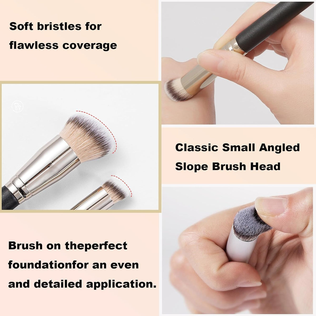 6 Colors Correcting Concealer Palette, 6 In 1 Contour Palette with 2 Packs Brush, Makeup Palette Contouring Foundation Color Corrector Palette, Color Corrector for Dark Circles, Blemish, Acne