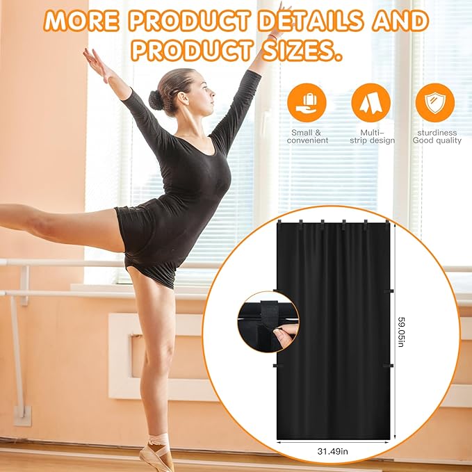 Privacy Curtain for Dance Bag,Portable Privacy Screen for Women Girl Competition Dance Bag,Changing Room for Rolling Dance Garment Bag Accessories,Camping 1 Pack