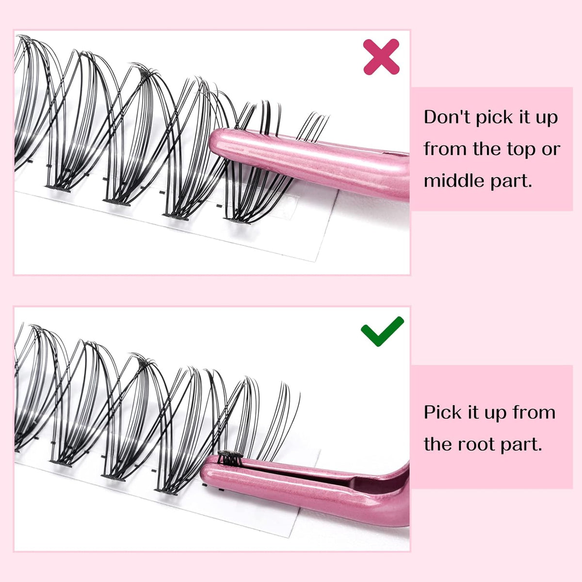 280 Pcs Individual Lashes 10+20-D-9-16mix Cluster Lashes 10D 20D C D Curl Wispy Lashes Bottom Lashes DIY Lashes At Home（10+20-D-9-16mix）