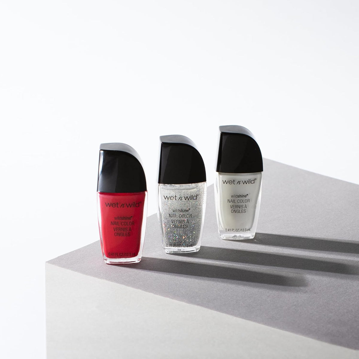 wet n wild Wild Shine Nail Polish, Red Burgundy Frost, Nail Color
