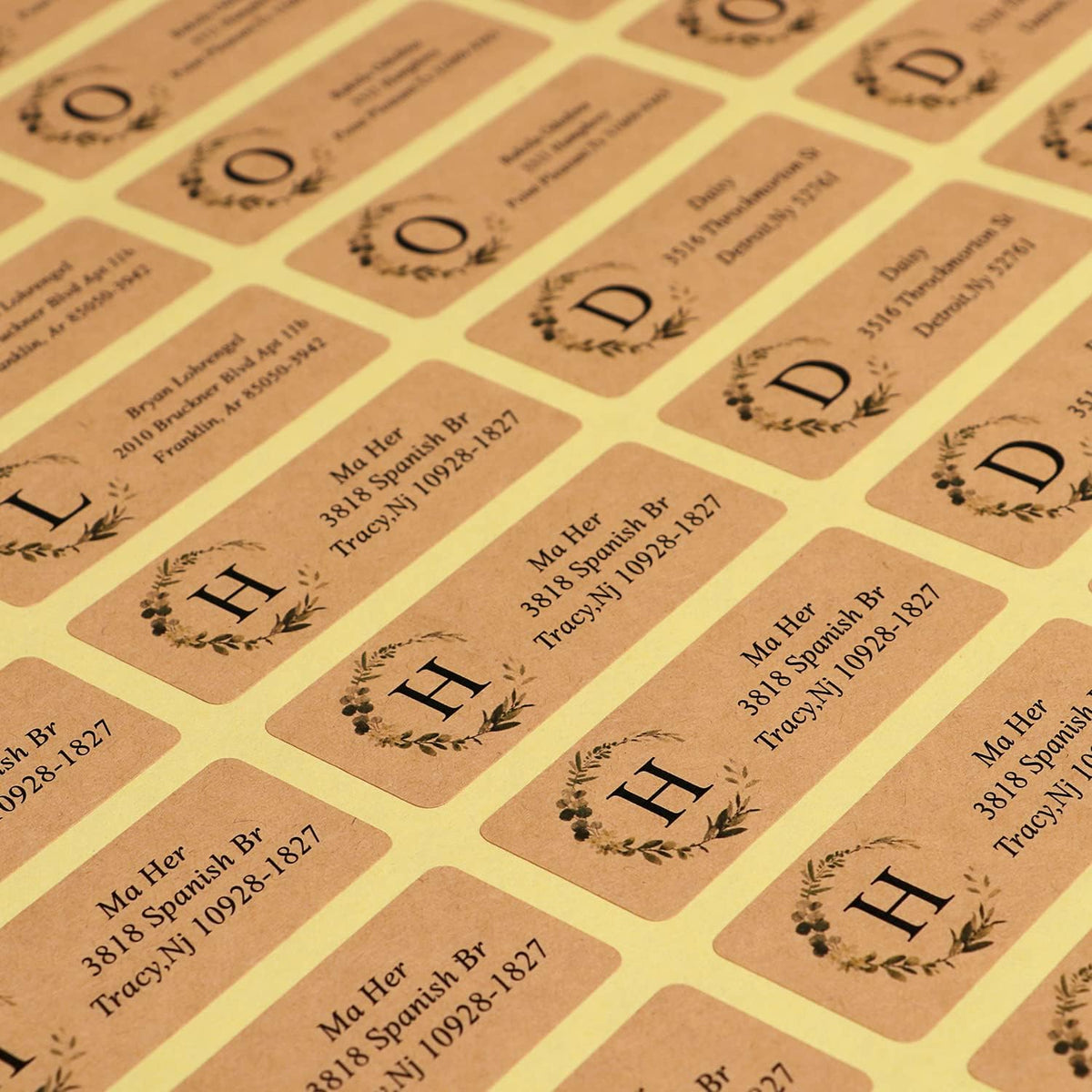 Custom Address Labels - Personalized Address Labels, Return Address Labels with Strong Adhesion, Can Be Used for Cardboard, Paper, Plastic, Glass, Metal (2.6x1 Inch, Set of 280)