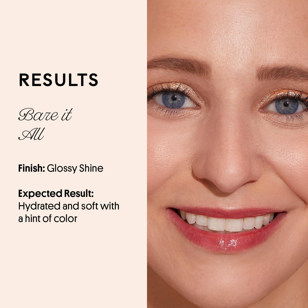 Winky Lux Flush Barely There Sheer Tinted Lip Oil - Hydrating Lip Gloss Tint, Coral Glossy Lip Balm, Juicy Non Sticky Long Lasting Formula, Infused with Jojoba Oil & Soft Vanilla Scent