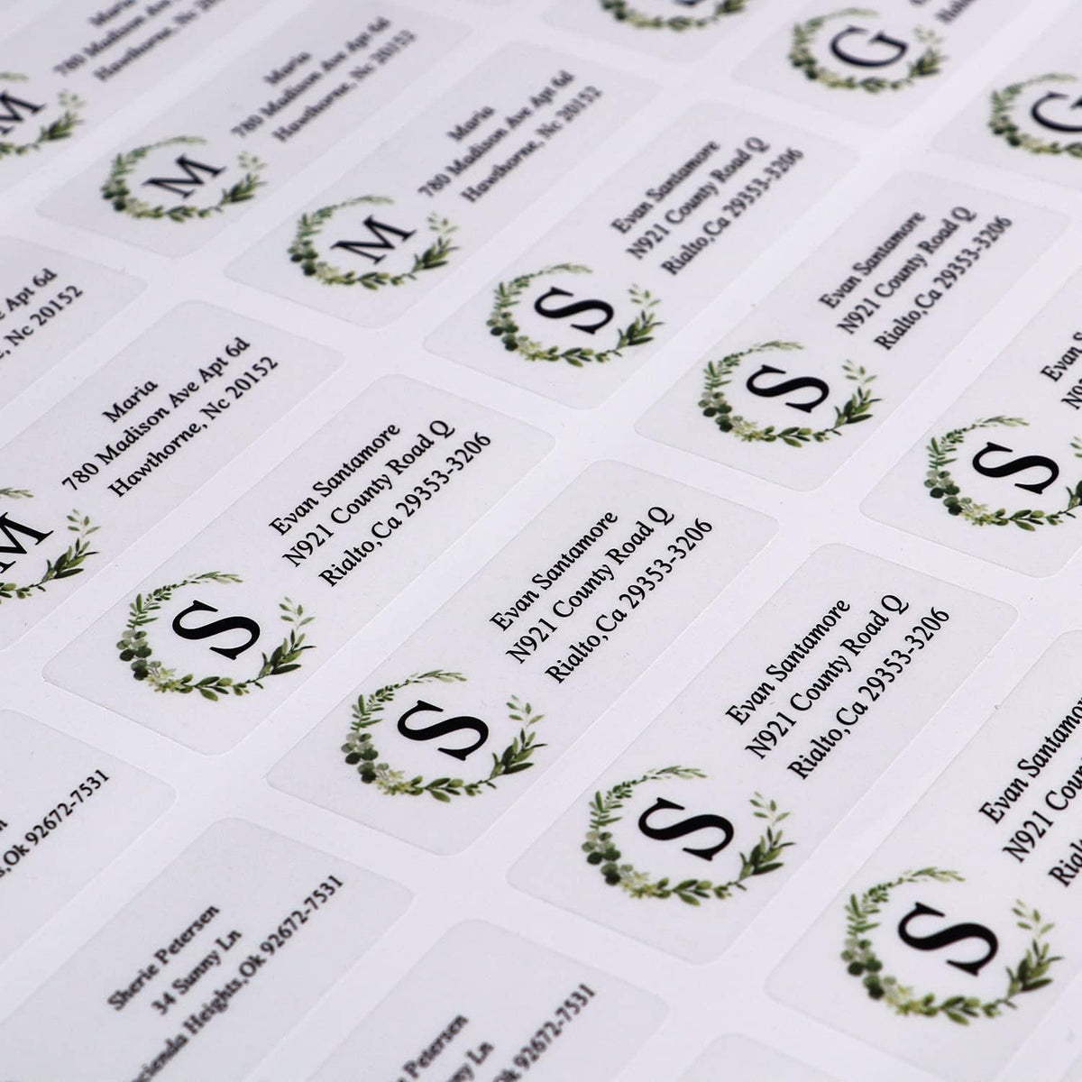 Custom Address Labels - Personalized Address Labels with Strong Adhesion, Can Be Used for Cardboard, Paper, Plastic, Glass, Metal (2.6x1 Inch, Set of 280)