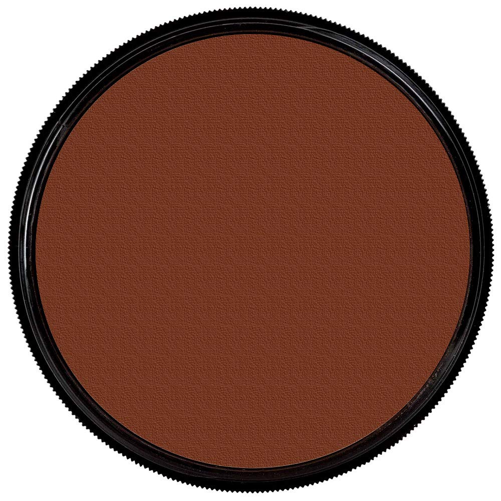 Mehron Makeup StarBlend Cake Makeup | Wet/Dry Pressed Powder Face Makeup | Powder Foundation | Sable Brown Face Paint & Body Paint 2 oz (56g)