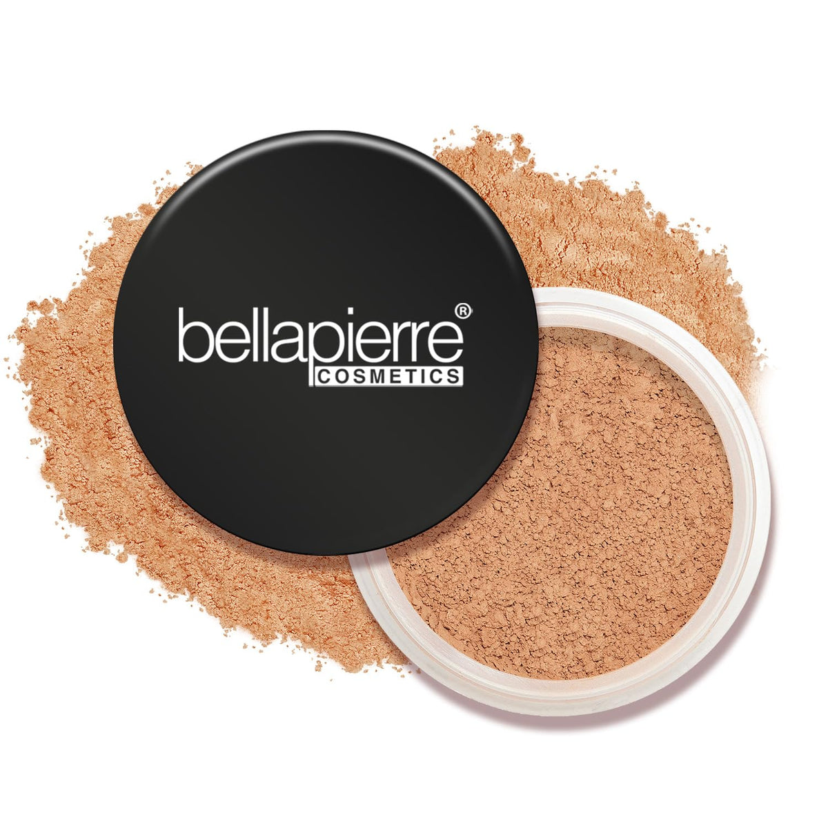 Bellapierre Mineral Foundation SPF 15 – Loose Powder Foundation, Full Coverage Mineral Makeup with Matte Finish – Vegan, Cruelty Free, Hypoallergenic, Oil & Talc Free – 0.32 oz - Honey