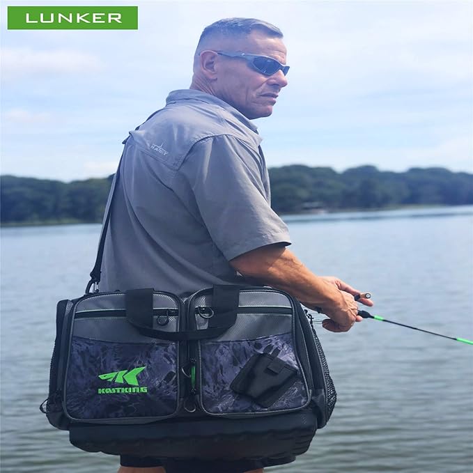 KastKing Fishing Gear & Tackle Bags - Saltwater Resistant Fishing Bags - Fishing Tackle Storage Bags