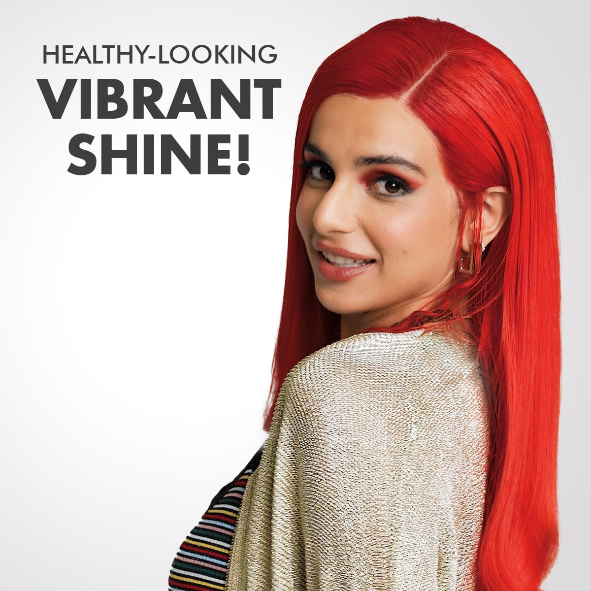 Got2b Color Remix, Customizable Semi-Permanent Hair Color, 092 Radical Red