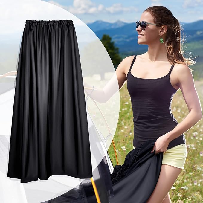 Chuarry Portable Changing Room Thick Changing Cover ups Instant Privacy Shelters Lightproof Beach Dressing Cover for Camping(1.2m)