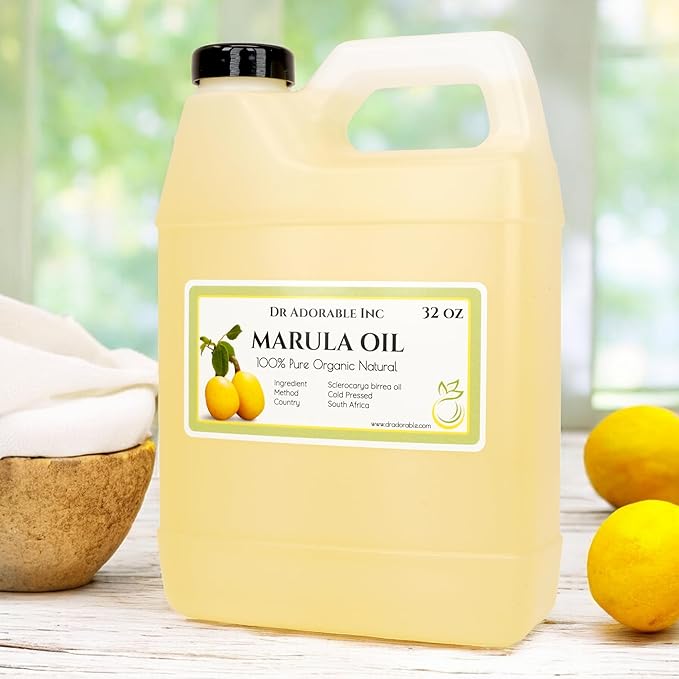Dr Adorable - 32 oz - Marula Oil - 100% Pure Natural Organic Cold Pressed