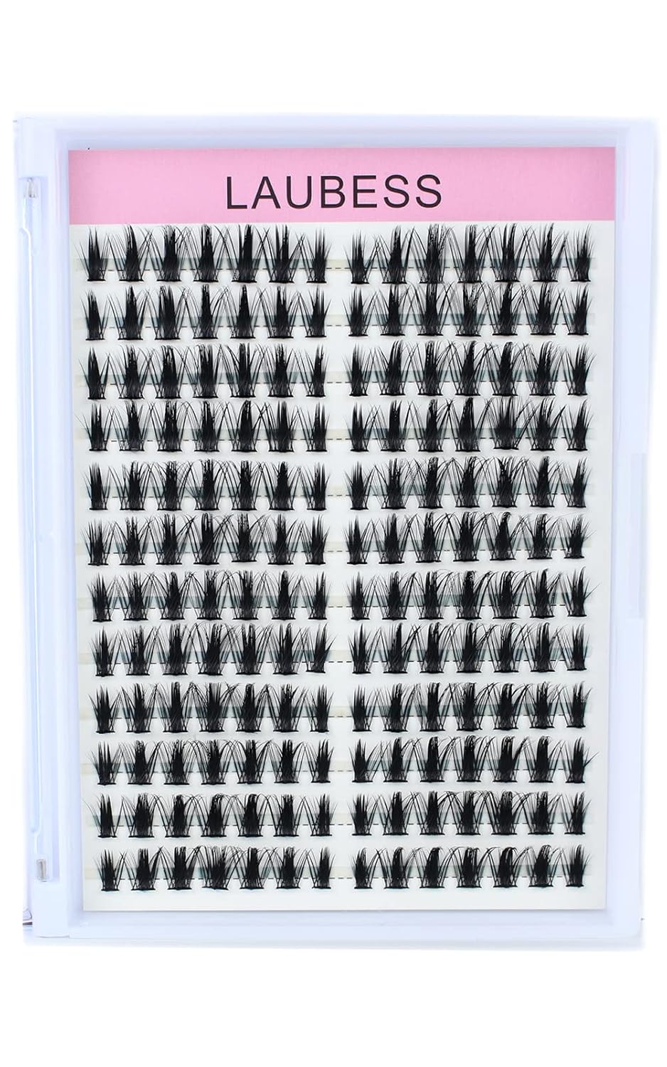 Eyelash Clusters LAUBESS Lash Clusters Individual Lashes Cluster Eyelash Extensions DIY at Home Waterproof Cluster Lashes (Manga)