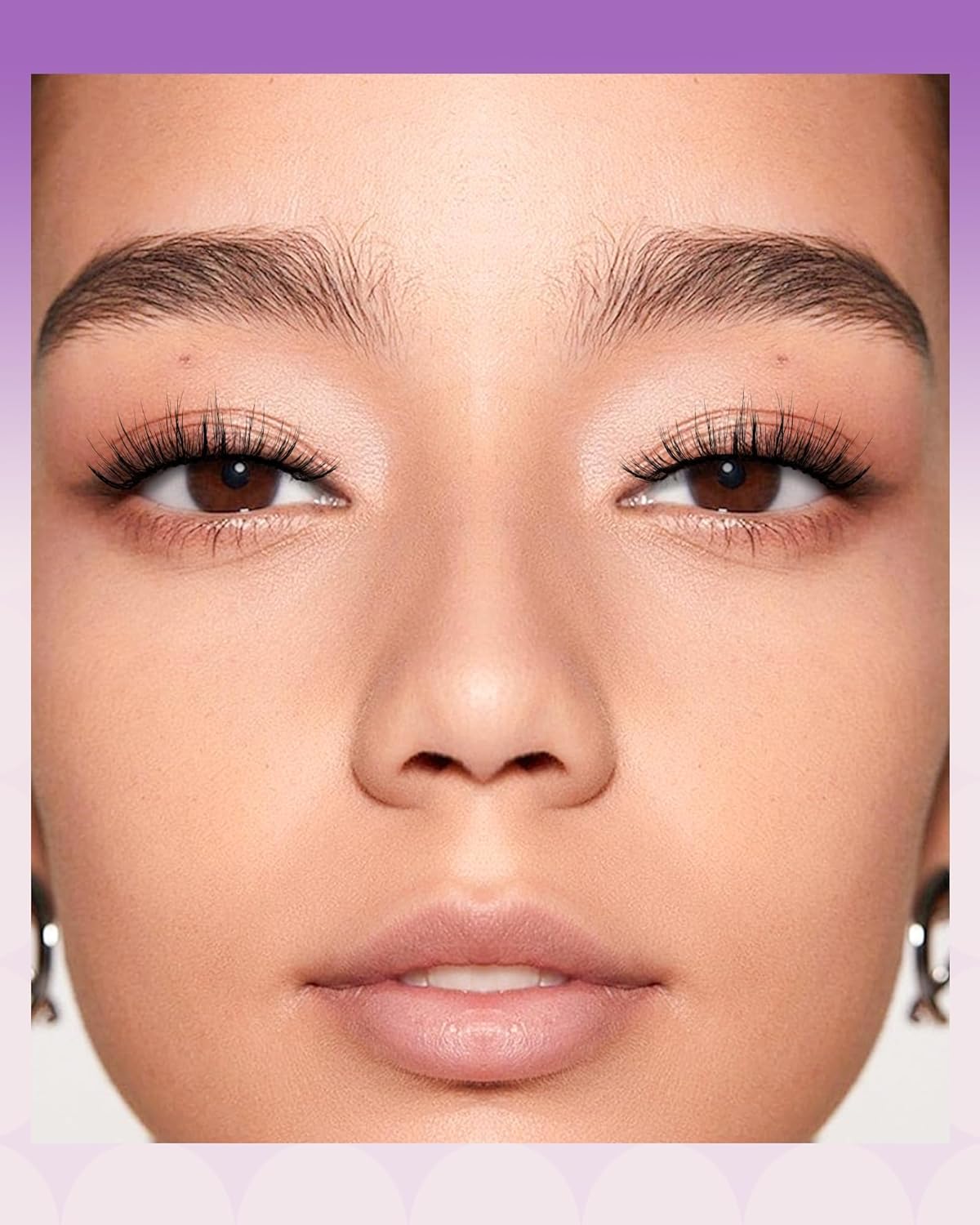 BEYELIAN Magnetic Eyelashes, Soft Natural Look Magnetic Lashes Kit, Magnets False Eyelashes with Applicator Reusable No Glue Needed Eyelashes Easy to Wear and Remove (1 Pair,SME013)