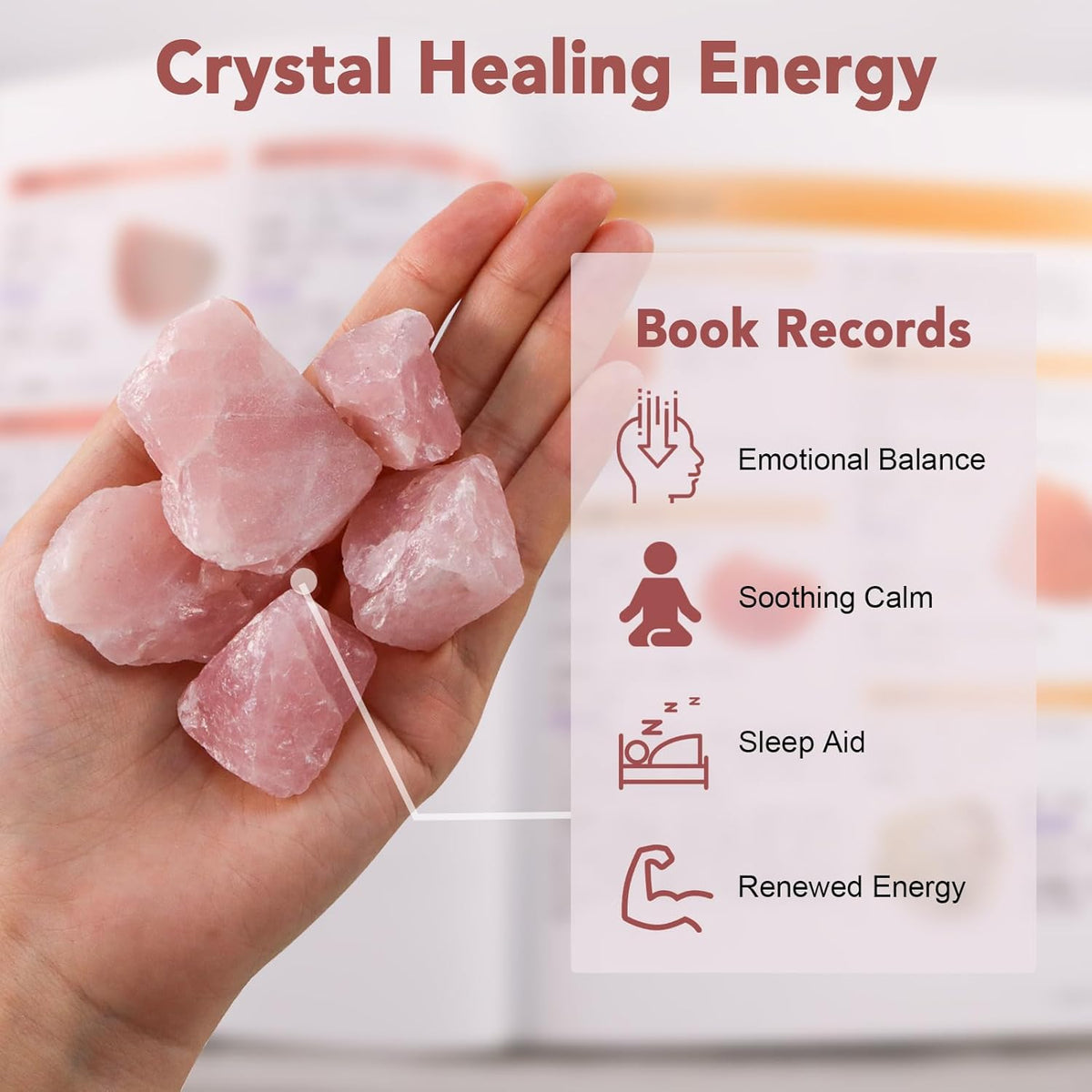huefull Face Massager Rose Quartz Face Roller & Gua Sha Facial Tool Set, Muscle Tension Relief, Skin Care Gifts for Woman/Men, Skin Care Gifts