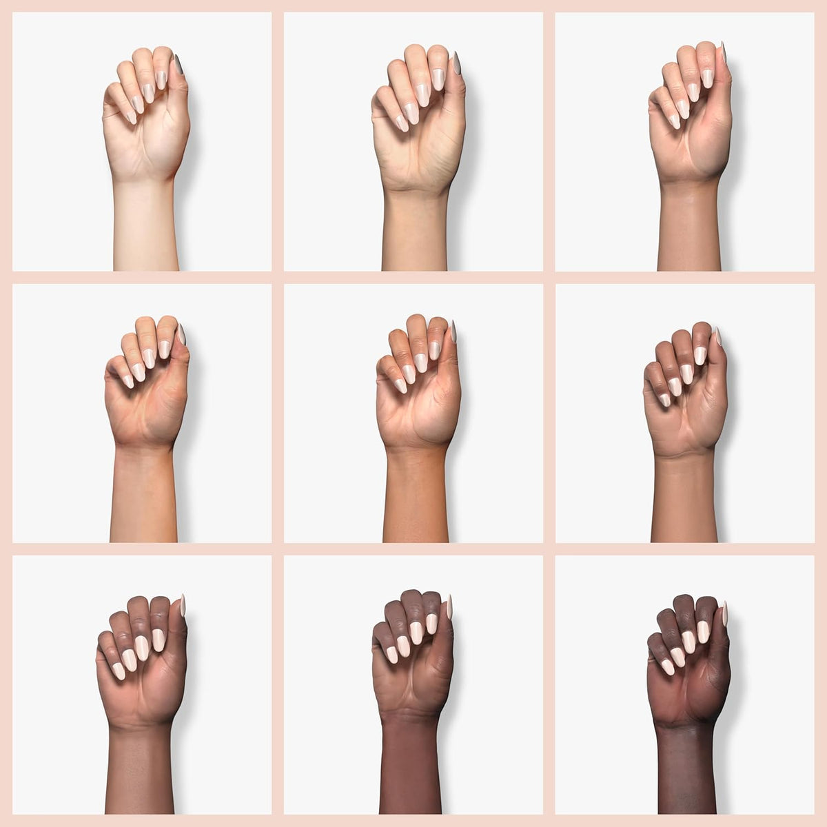 Modelones Dip Powder Nail Art Translucent Sheer Nude Color, 28 Long-Lasting Build Powder Salon DIY at Home No Lamp Cured