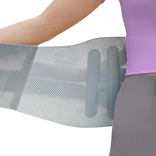 Advanced Back Brace for Lower Back Pain Relief, Fully Adjustable, Breathable and Comfortable Belt for Herniated Disc, Sciatica, Faja Para Lumbar Support for Men and Women Office, Work and Exercise