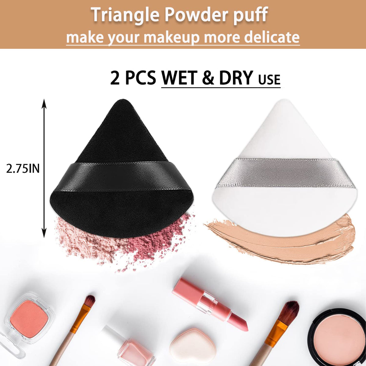 Picasso Makeup Spatula,Foundation Spatula,Foundation Palette,Make Up Spatula Tool,Mixing Nail Art Palette Beauty Skincare Cosmetic Spatula Makeup Tools,(Spatula+Palette+2 Pcs Powder Puff)