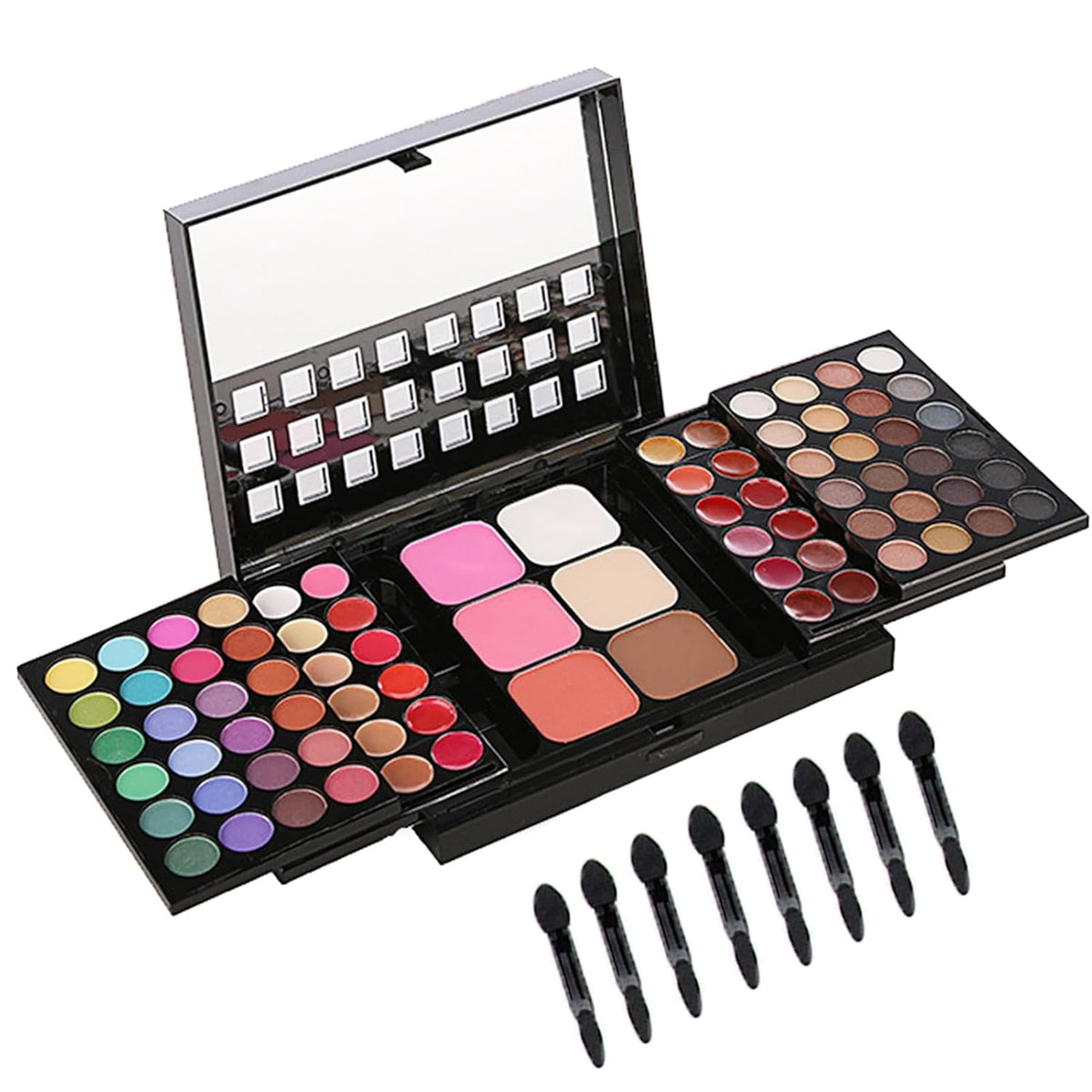 BONNIE CHOICE All in One Makeup Kit for Women Full Kit, Valentines Day Gifts Makeup Set, Include 48 Eyeshadow, 18 Lip Gloss, 3 Blusher, 6 Concealer, 3 Contour Powder, 4 Brushes, 1 Mirror