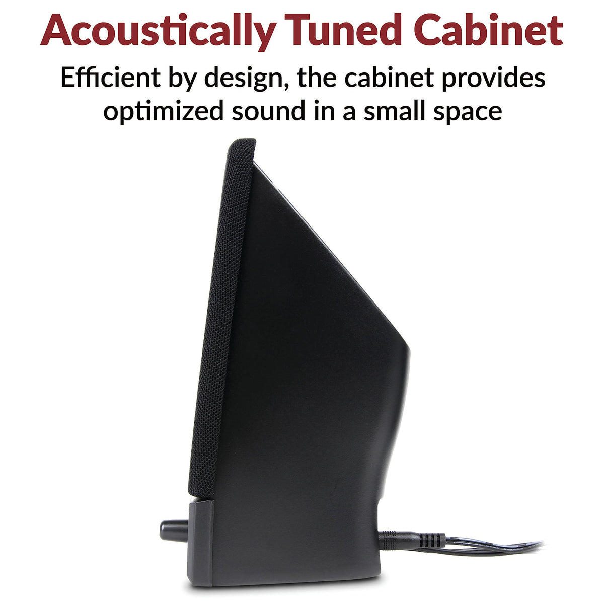 Cyber Acoustics CA-2014 Computer Speakers, Full Stereo Sound, Convenient Controls, Easy Setup