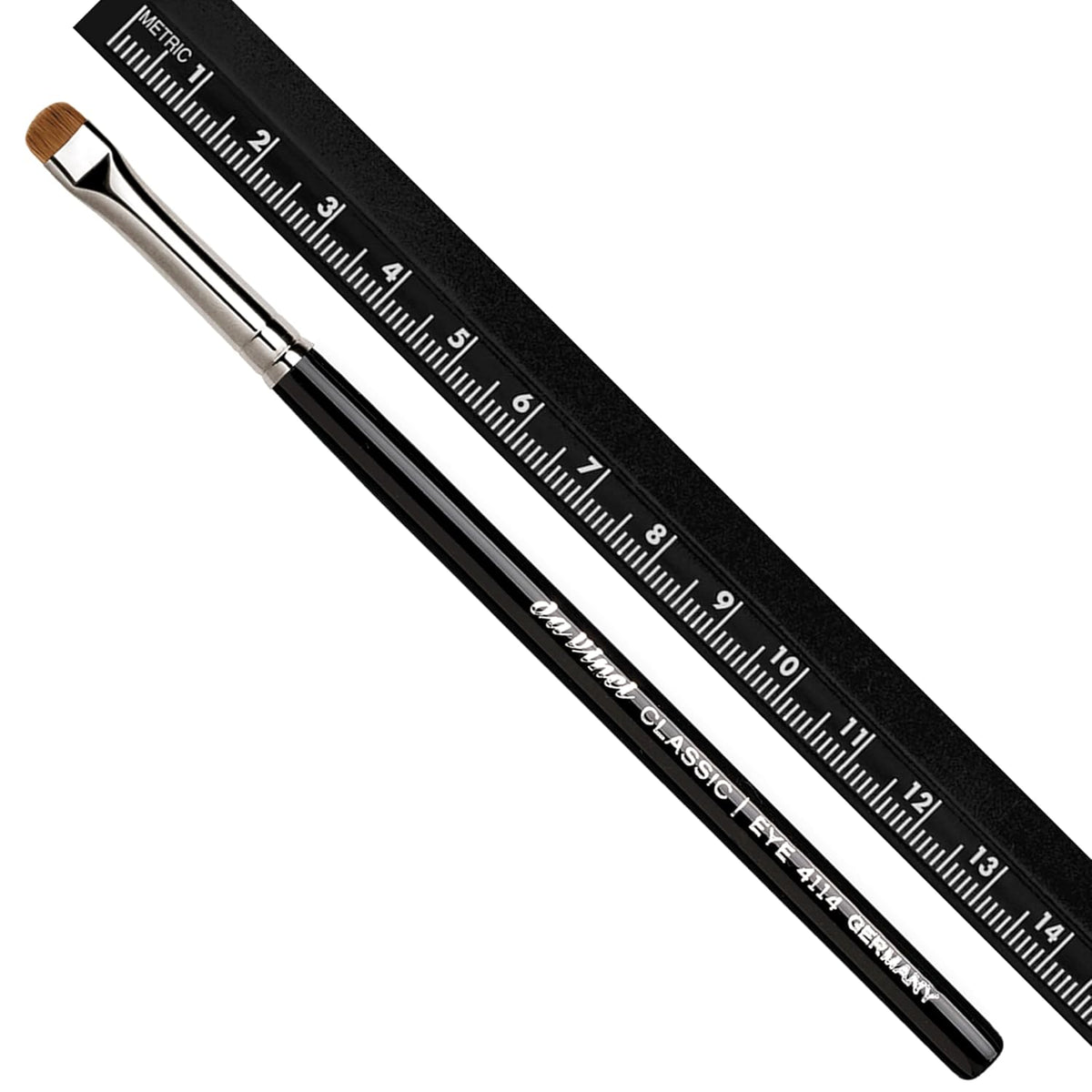 da Vinci Cosmetics Series 4114 Classic Eyeliner Brush, Detail Definer Russian Red Sable, 0.388 Ounce