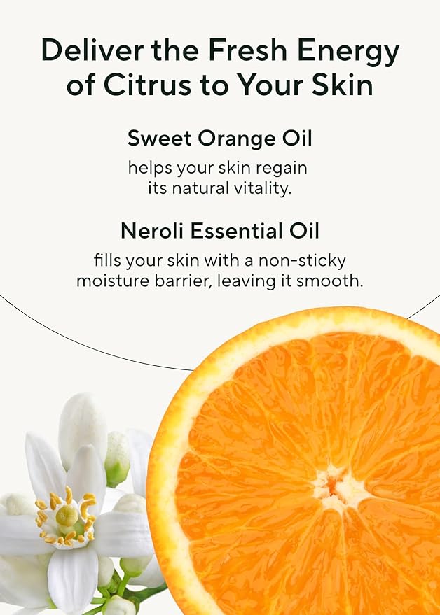 AROMATICA Glow Vita Facial Scrub Orange & Neroli – Vitamin C Gentle exfoliating face wash for sensitive skin - Gently Scrub and Cleans Blackheads, Whiteheads, Pore Dirt for a Fresh Glow (5.07 Fl Oz)