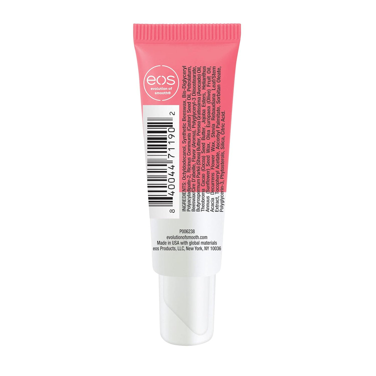 eos Sunset Sips Lip Butter Tube- Wild Cherry Slushie, 24-Hour Moisture, Overnight Lip Mask, Lip Care Products, 0.35 fl oz (Pack of 2)