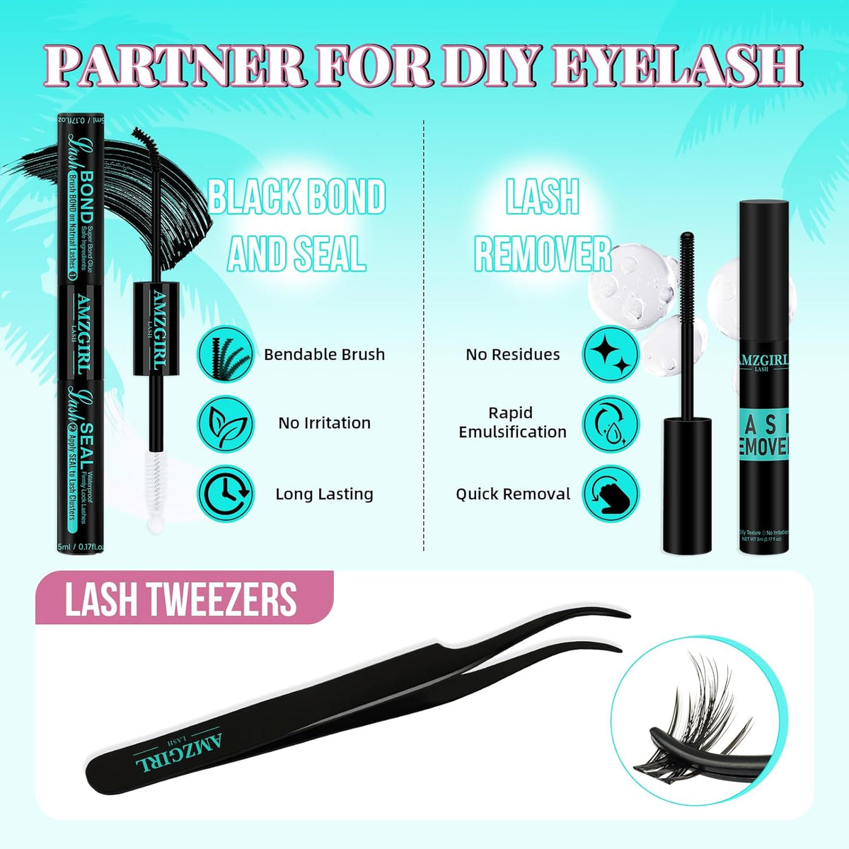Fairy Lash Clusters DIY 144Pcs Manga Lash Extension Kit,Lashes Natrual Clusters Kit with Eyelash Black Bond and Seal,Lash Remover and Tweezers Anime Cluster Eyelash Extensions(Holiday,C-Mix8-18mm)