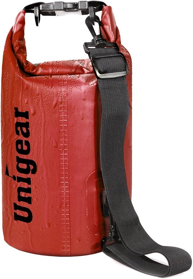 Unigear Dry Bag Waterproof, 2L/5L/10L/20L/30L/40L Floating and Lightweight Bags for Kayaking, Boating, Fishing, Swimming and Camping with Waterproof Phone Case