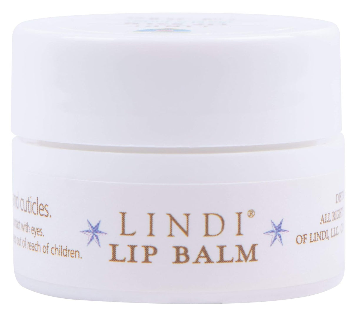 LINDI SKIN Lip Balm - Gentle, Non-Irritating, Vitamin E Formula That Hydrates and Soothes Dry, Chapped Lips - Soother for Nails & Cuticles - Allergy Tested Lip Balm for Cancer Patients (0.25 fl oz)