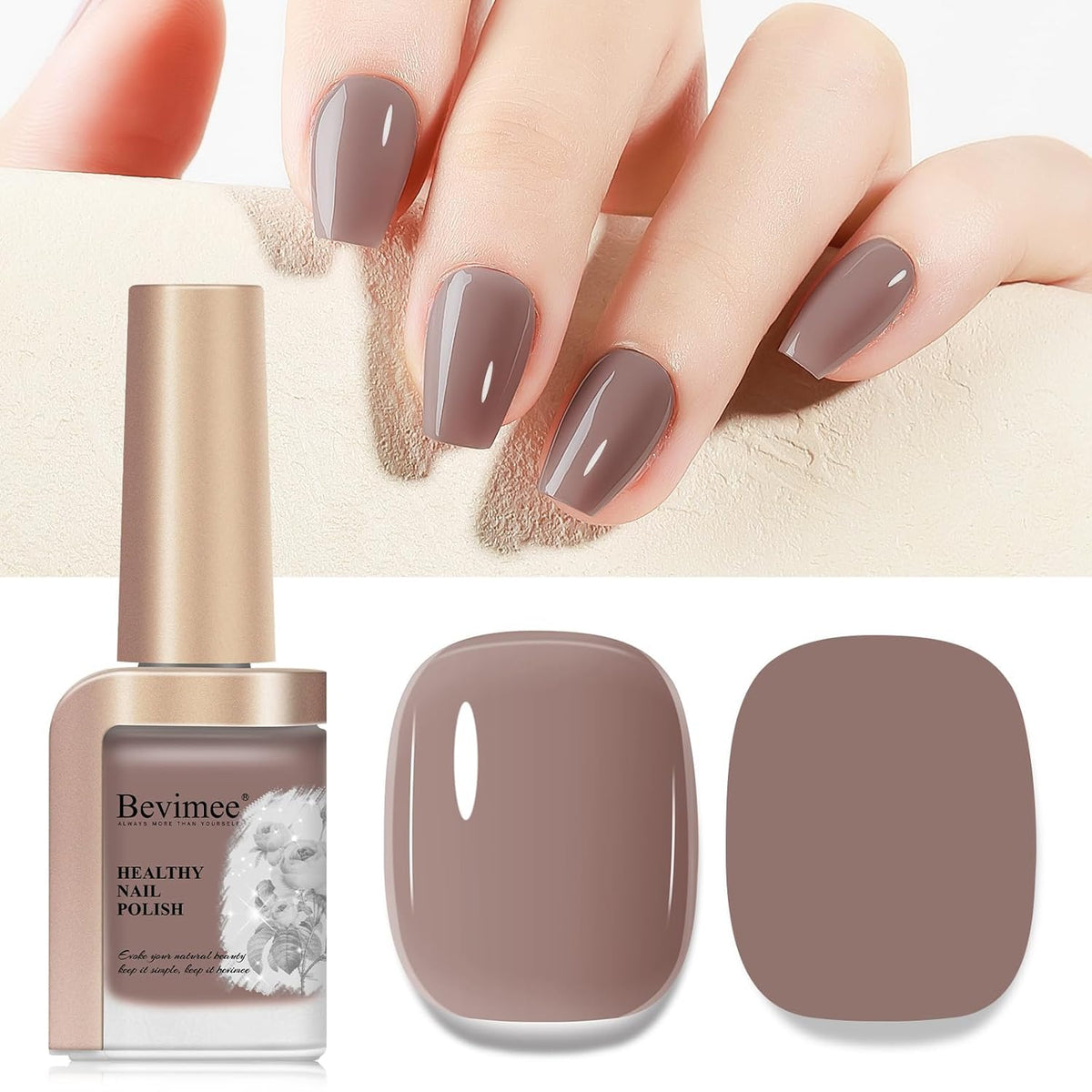Nail Polish, Air Quick Dry, Neutral Nail Lacquer Non-Gel for Fall and Winter, Nail Art Polish Nail Pigment Oil-based Jelly Fingernail Concealer Polish, 1PC 12ML Long Last Fast Drying