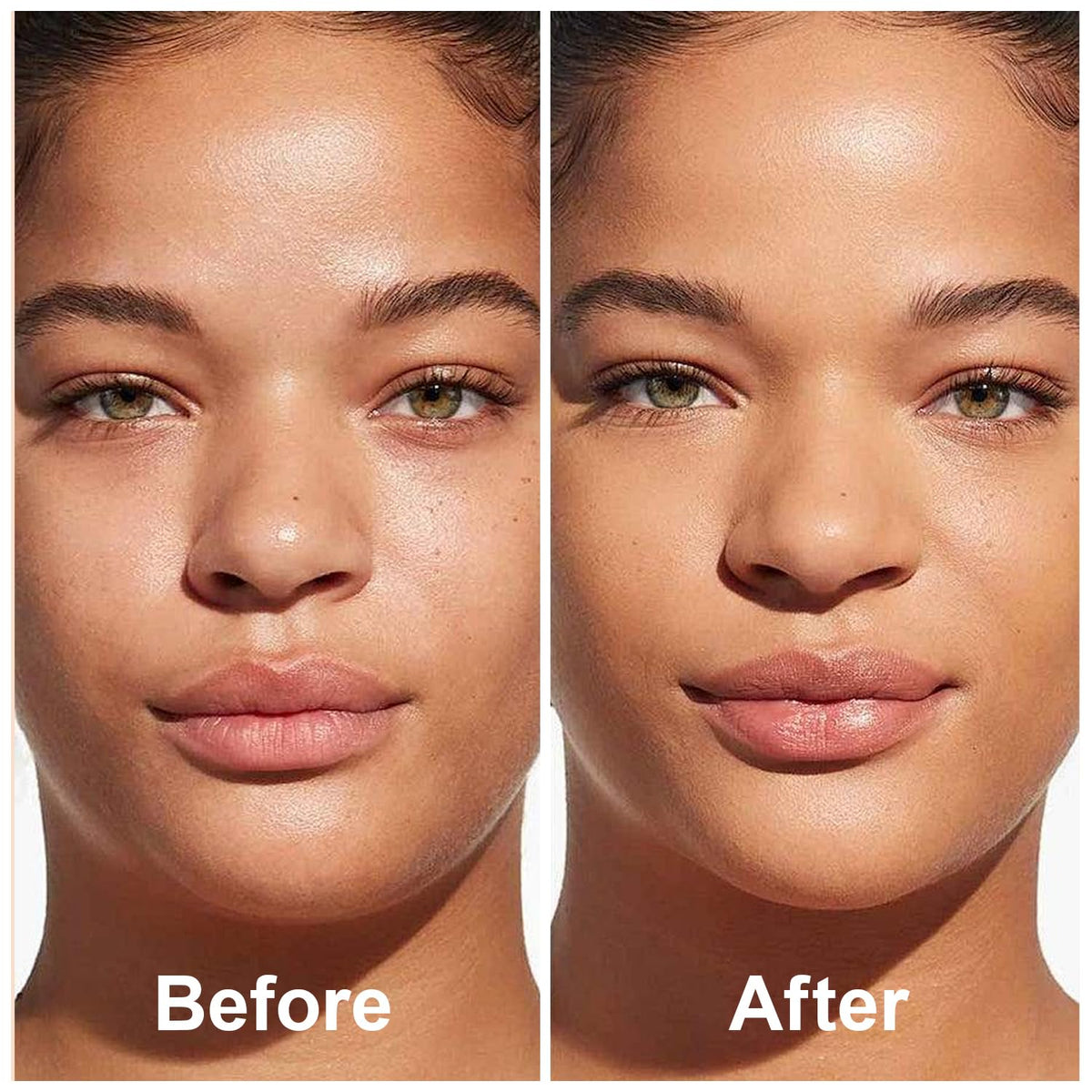 Mineral Powder Foundation, SPF 35, Sunscreen Lightweight Loose Powder, Skin-Improving, Buildable Coverage, Natural Glow Base Makeup (#06 Medium Beige Foundation Makeup)