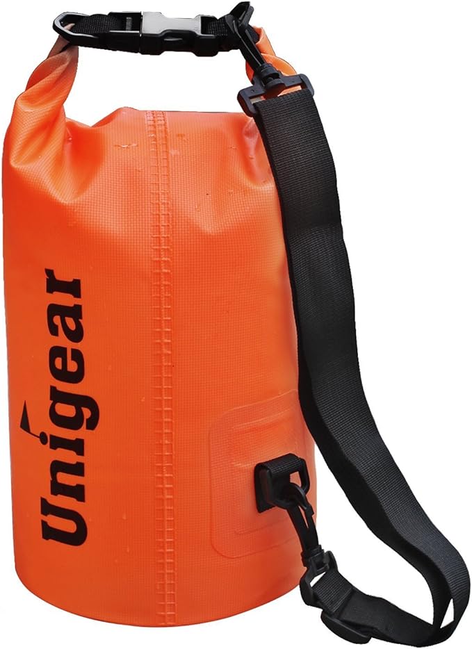 Unigear Dry Bag Waterproof, 2L/5L/10L/20L/30L/40L Floating and Lightweight Bags for Kayaking, Boating, Fishing, Swimming and Camping with Waterproof Phone Case