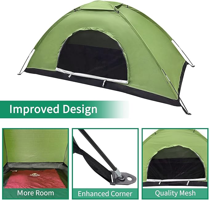 Sutekus Tent Camouflage Patterns Camping Tent Backpacking Tent for Camping Hiking 【Outdoor Equipment】