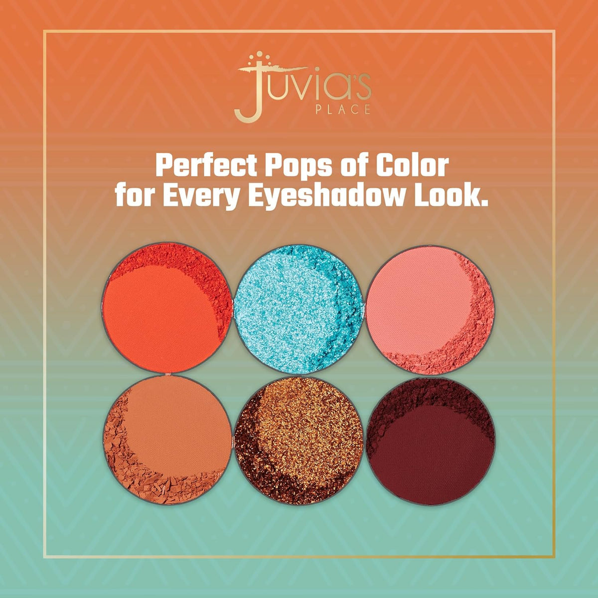 Juvia's Place Olori 3 - Coral, brown, Bronze, Shades of 6, Eyeshadow Palette, Professional Eye Makeup, Pigmented Eyeshadow Palette, Makeup Palette for Eye Color & Shine, Pressed Eyeshadow Cosmetics
