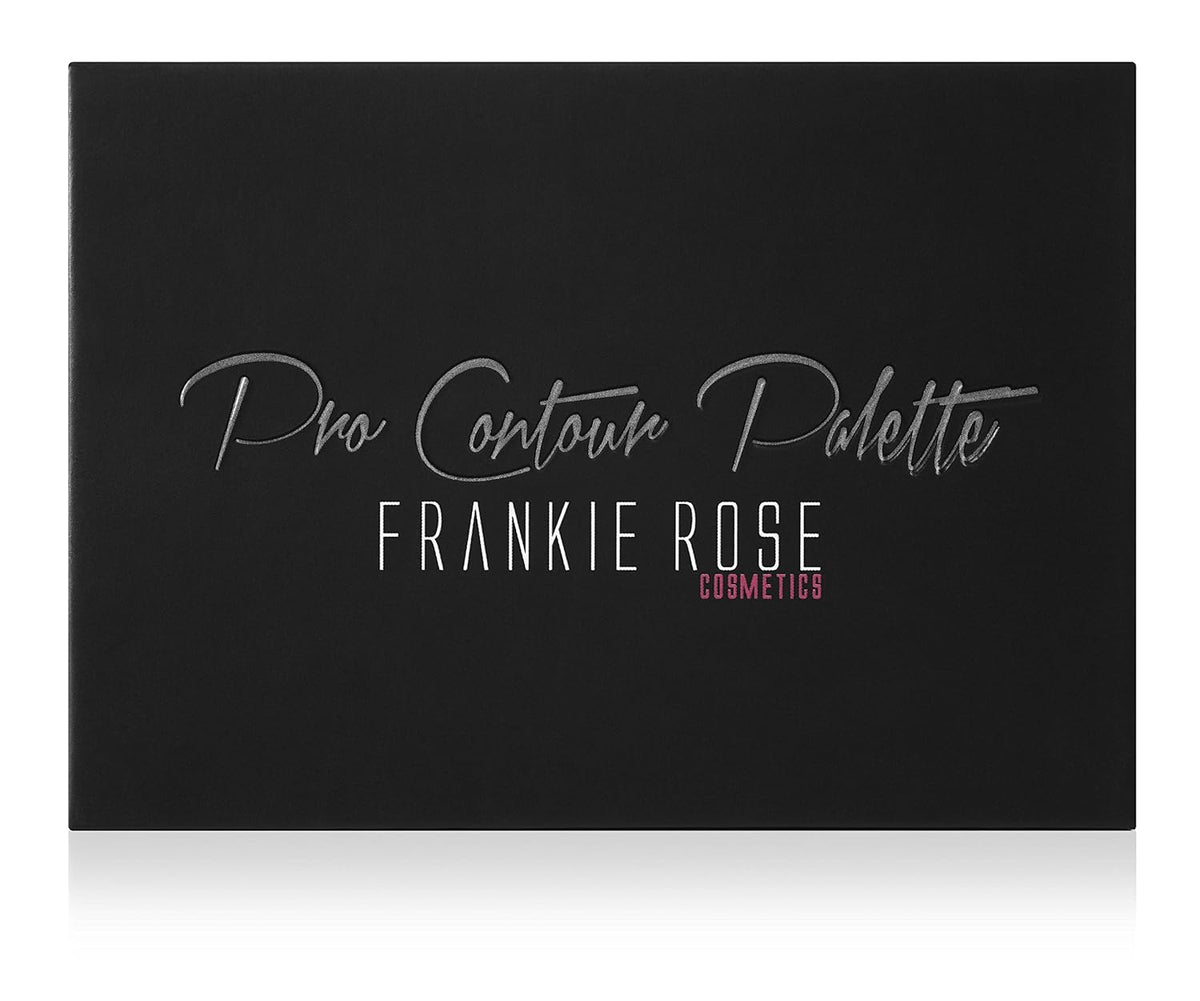 Frankie Rose Cosmetics Pro Contour Palette - Long-Wearing, Matte Finish Highlight Shades With Complementary Contour, Color Correctors & Shimmer Highlight Tones For All Skin Types