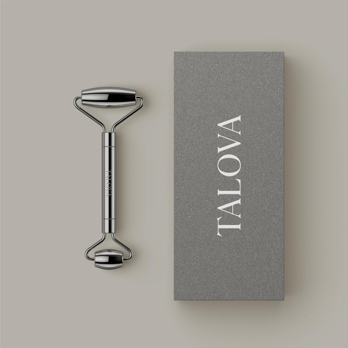304-Grade Stainless Steel Facial Roller, Face Roller for Eyes, Double Chin, Jawline & Neck, Reduce Puffiness & Improve Wrinkles, Massage Tool for Anti-Aging, Lifting & Lymphatic Drainage