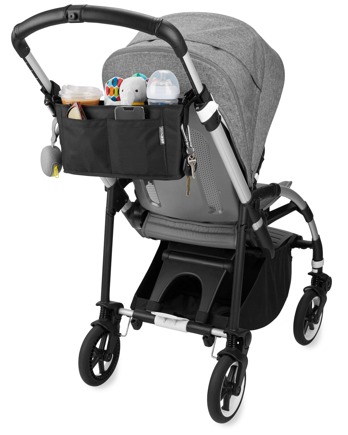 Skip Hop Universal Stroller Organizer, Grab & Go Ultra, Black